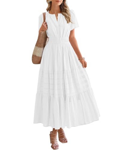 Summer Casual Maxi Dress Lightweight with Pockets
