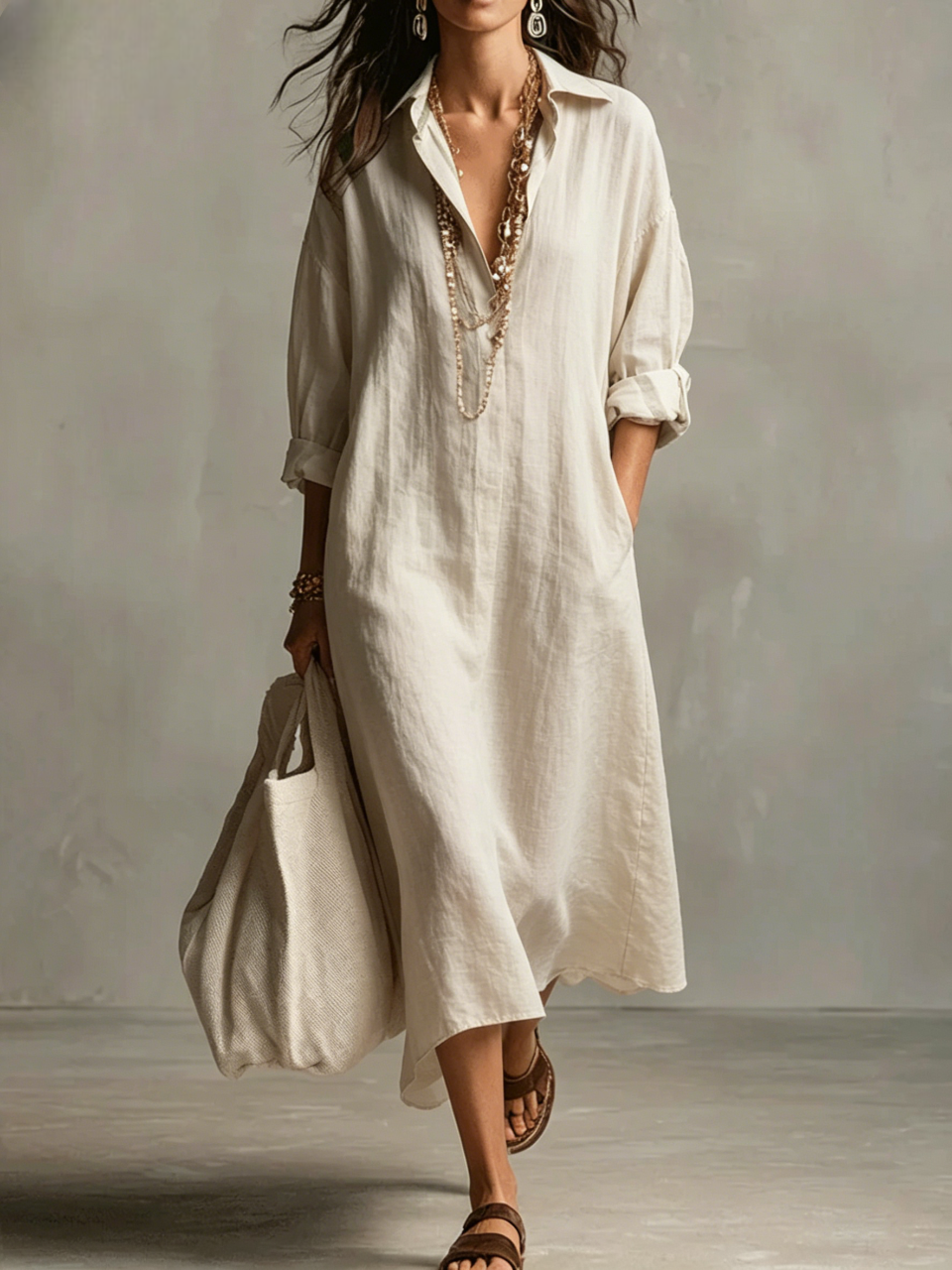 Casual Shirt Dress-🔥BUY NOW GET 55% OFF🔥