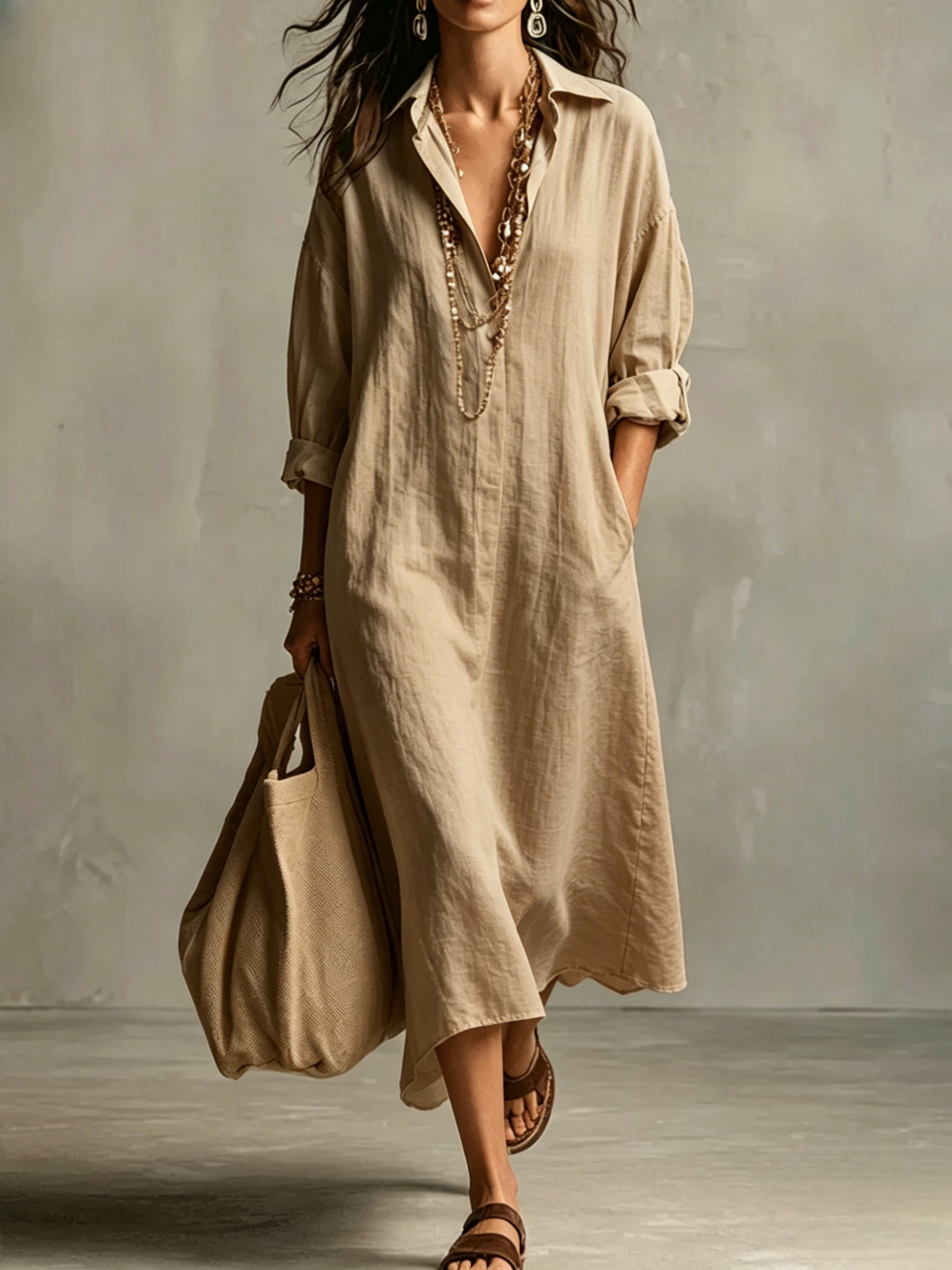 Casual Shirt Dress-🔥BUY NOW GET 55% OFF🔥