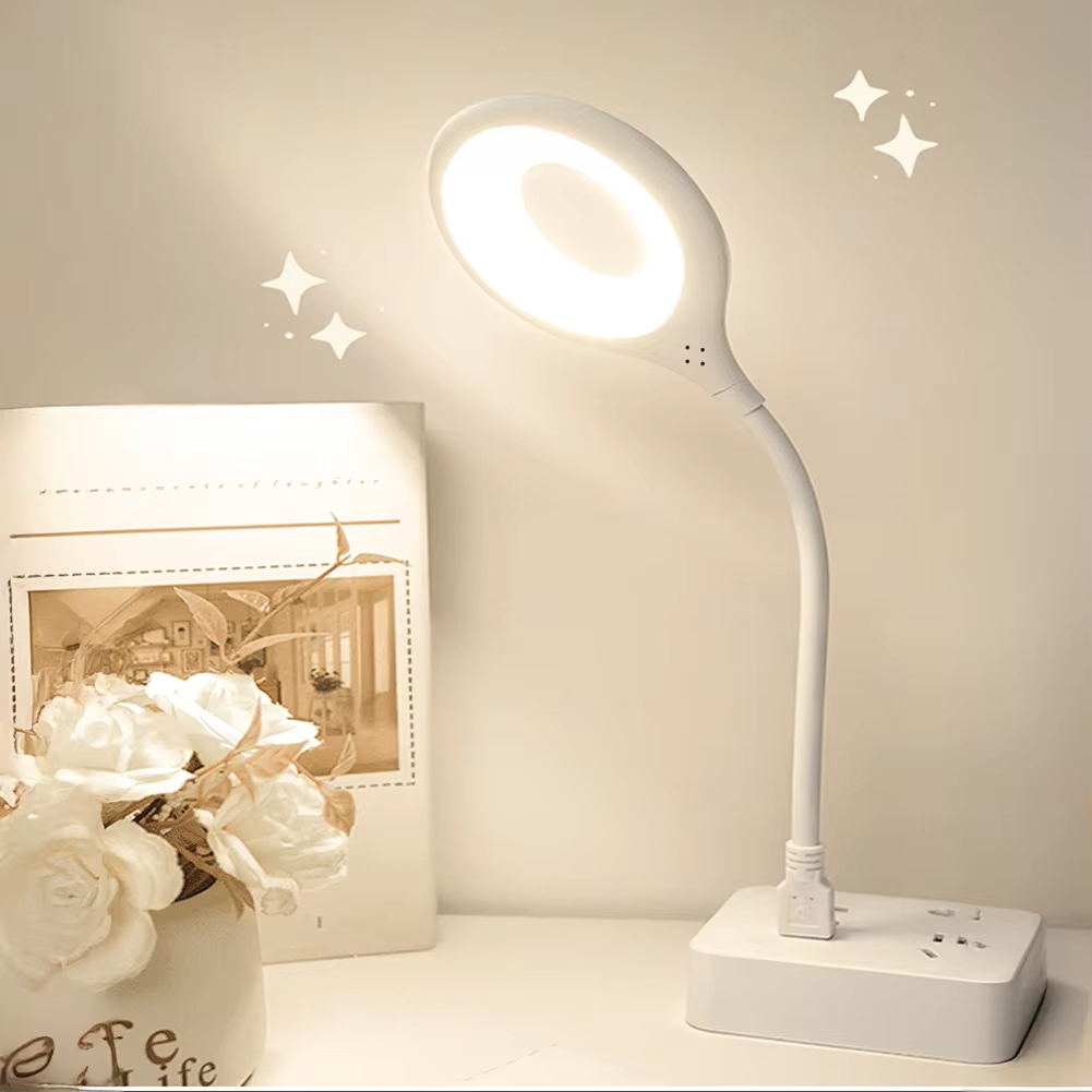 Smart Moon Night Light for Kids, USB Plug-in LED Lamp with 3-Color Dimming & Voice Control, Decorative Moon Nightlight for Bedroom & Bedside