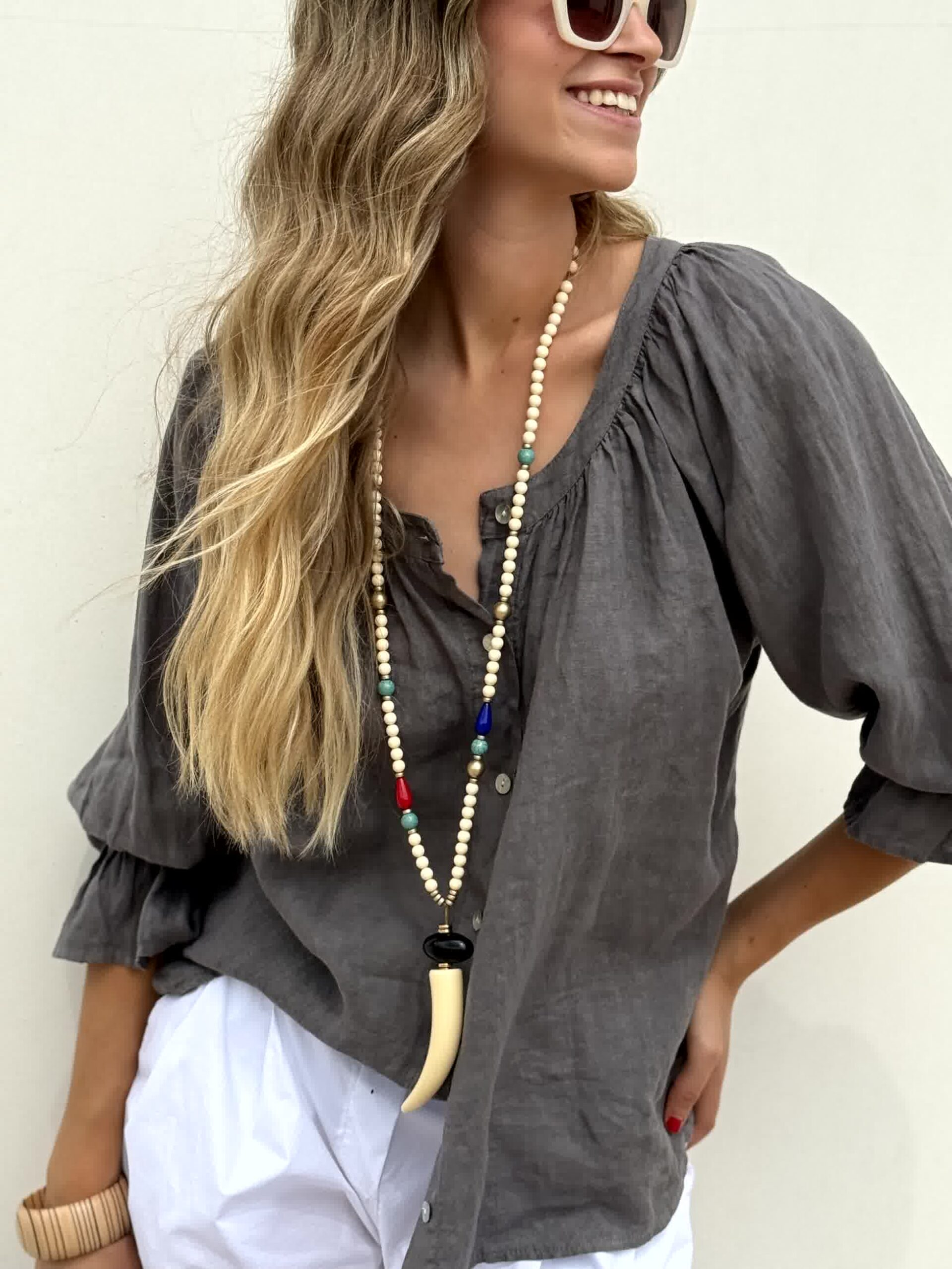 100% LINEN Button Loose Casual Shirt 🔥