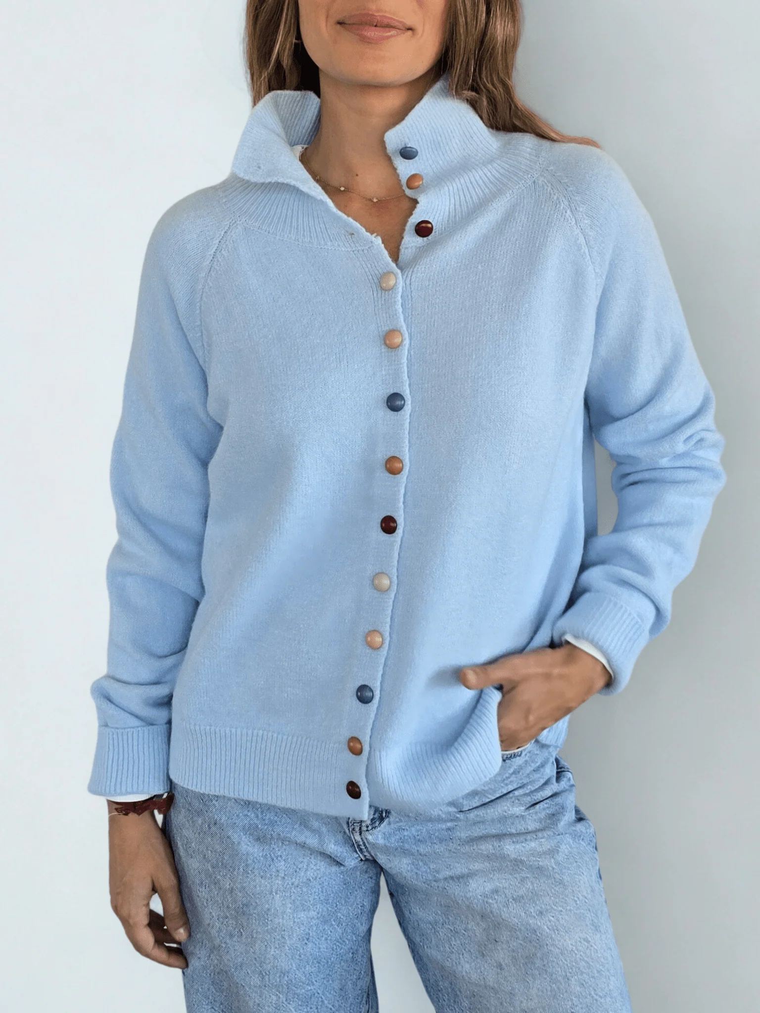 2026 CLEARANCE SALE🔥Vest with Colored Buttons