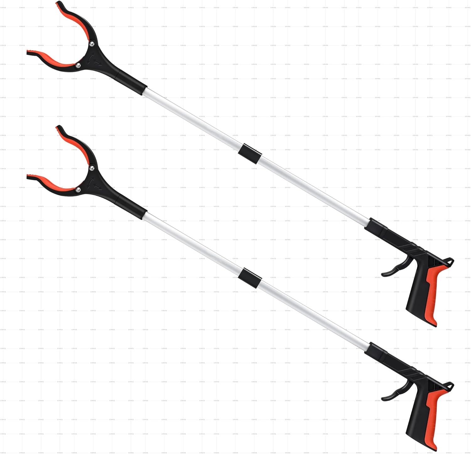 Grabber Reacher Tool, 34" Grabbers for Elderly, Lightweight Extra Long Handy Trash Claw Grabber