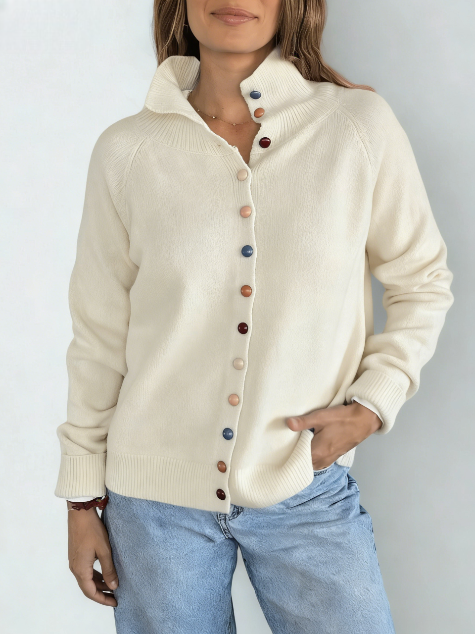 2026 CLEARANCE SALE🔥Vest with Colored Buttons