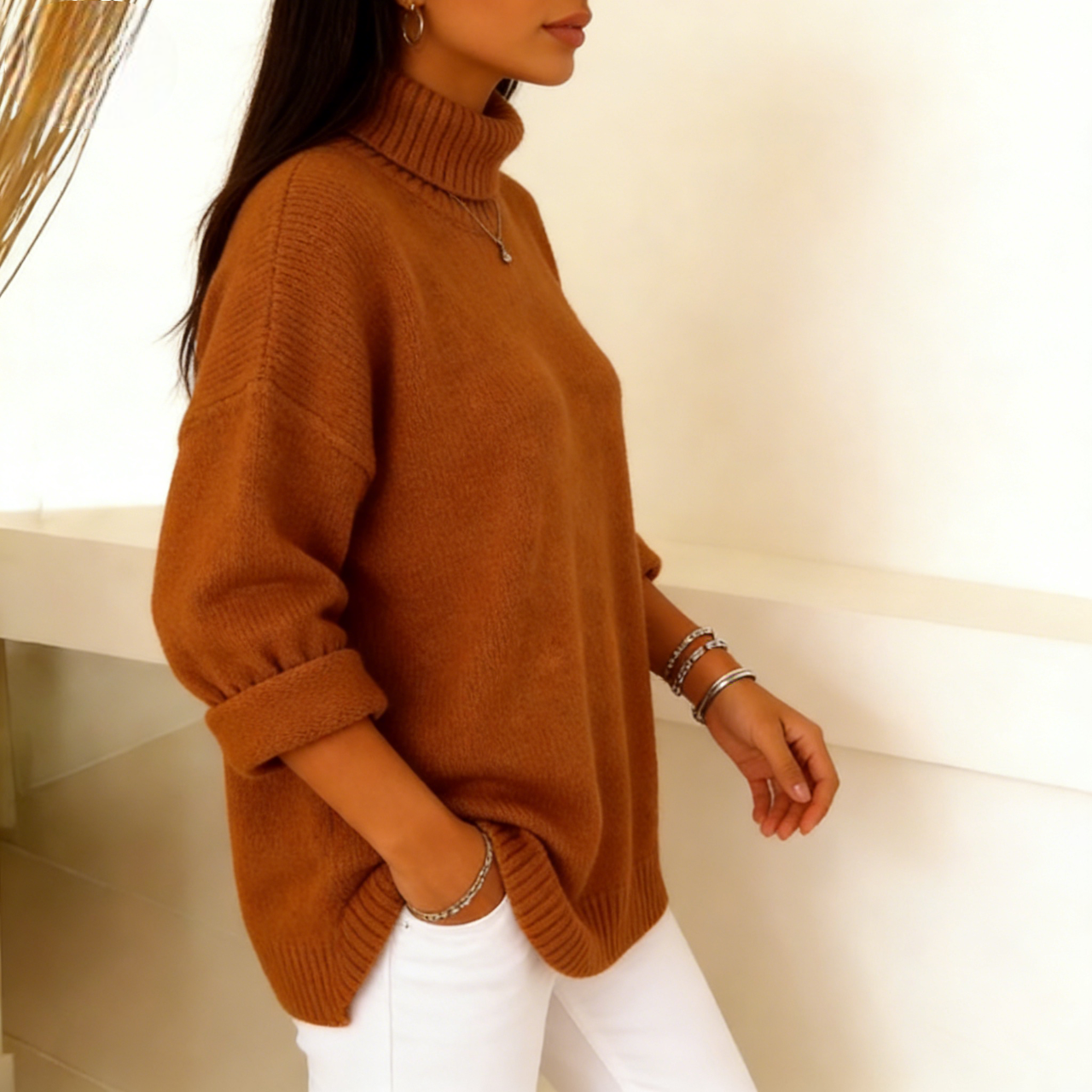 💥Discount Sale 46%🔥- Cashmere Turtleneck Sweater