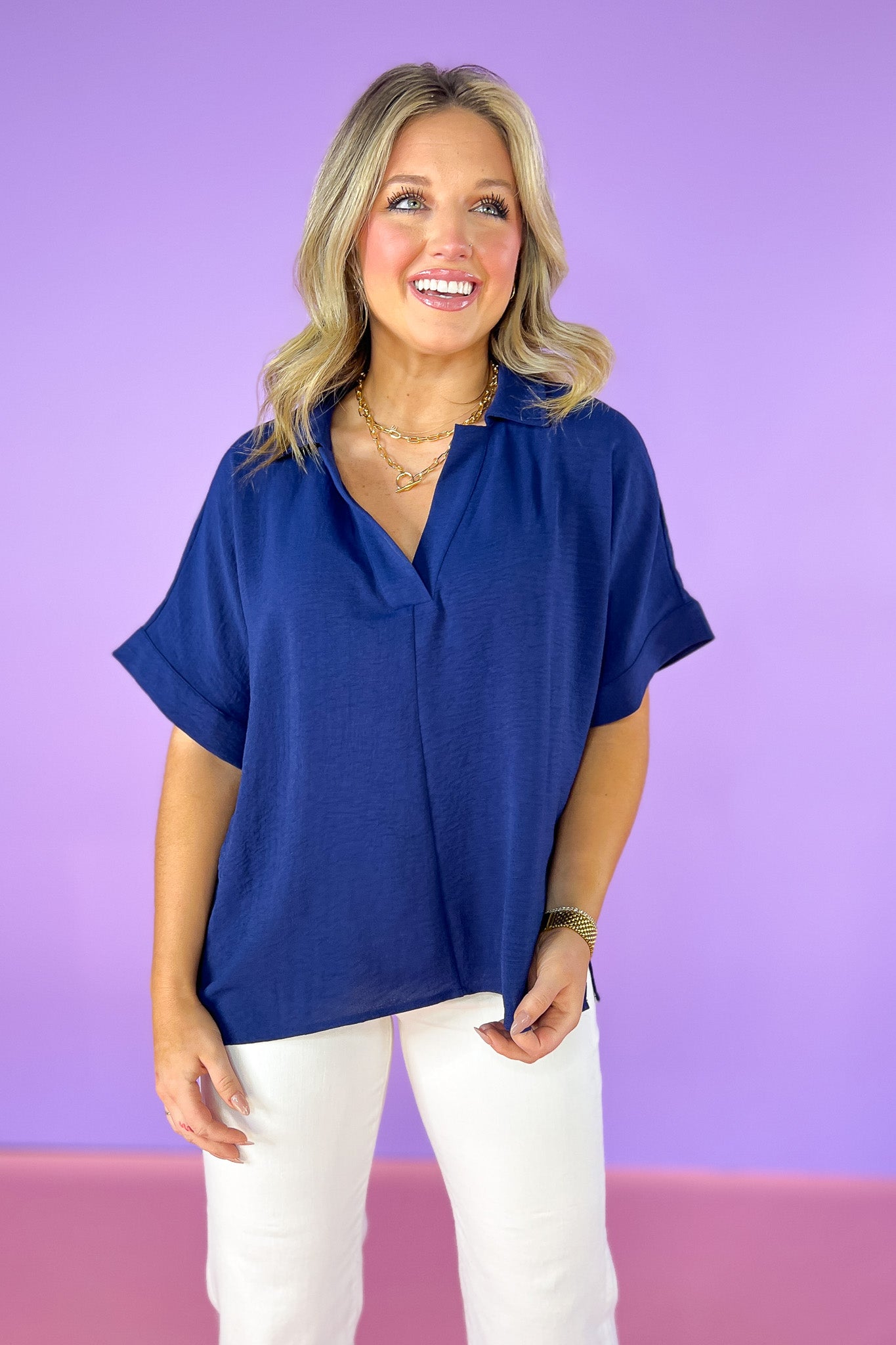 Short Dolman Sleeve Top