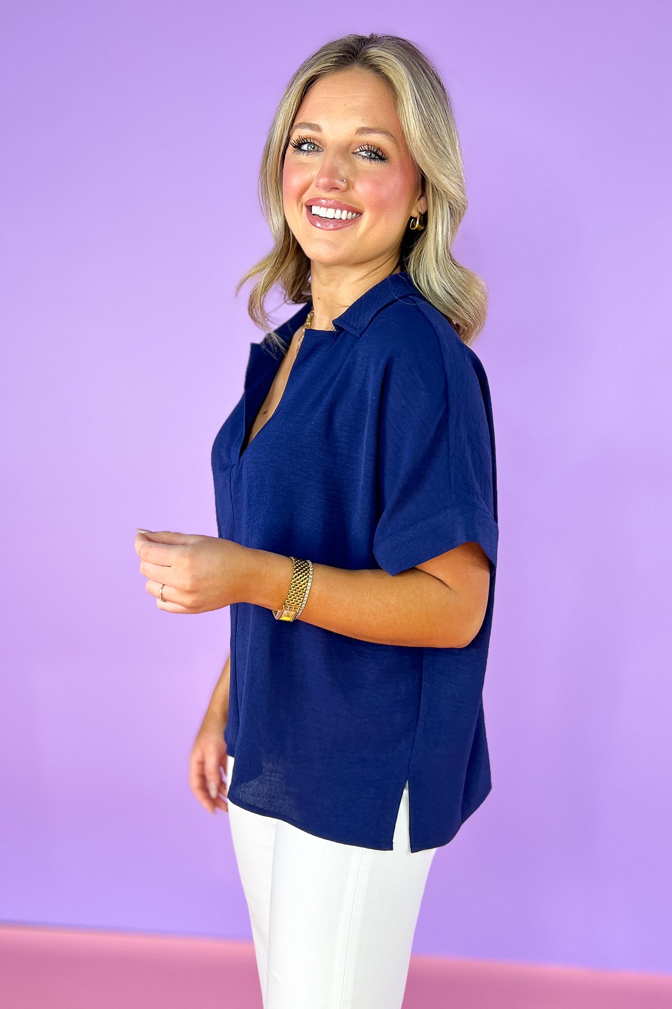 Short Dolman Sleeve Top