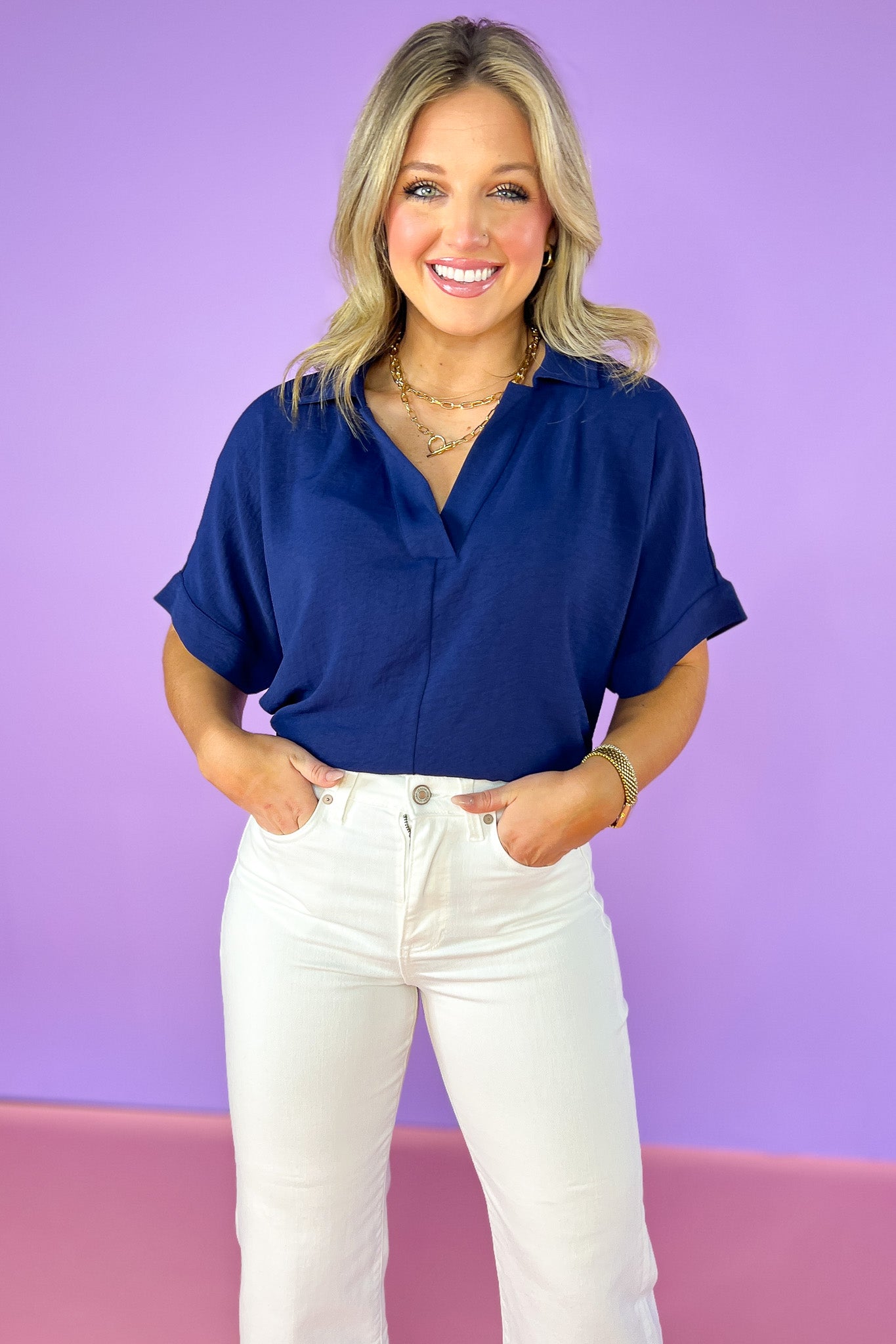 Short Dolman Sleeve Top