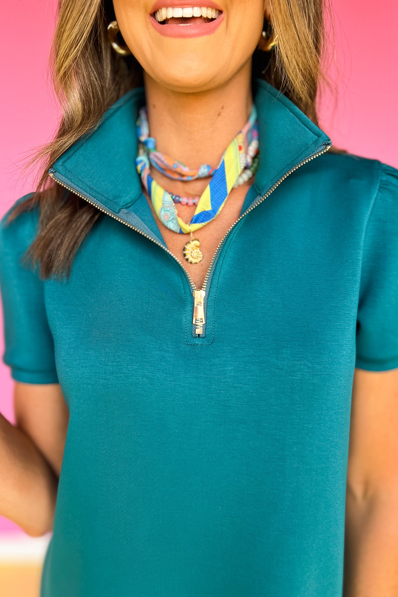 Zipper Everyday Dress In Air