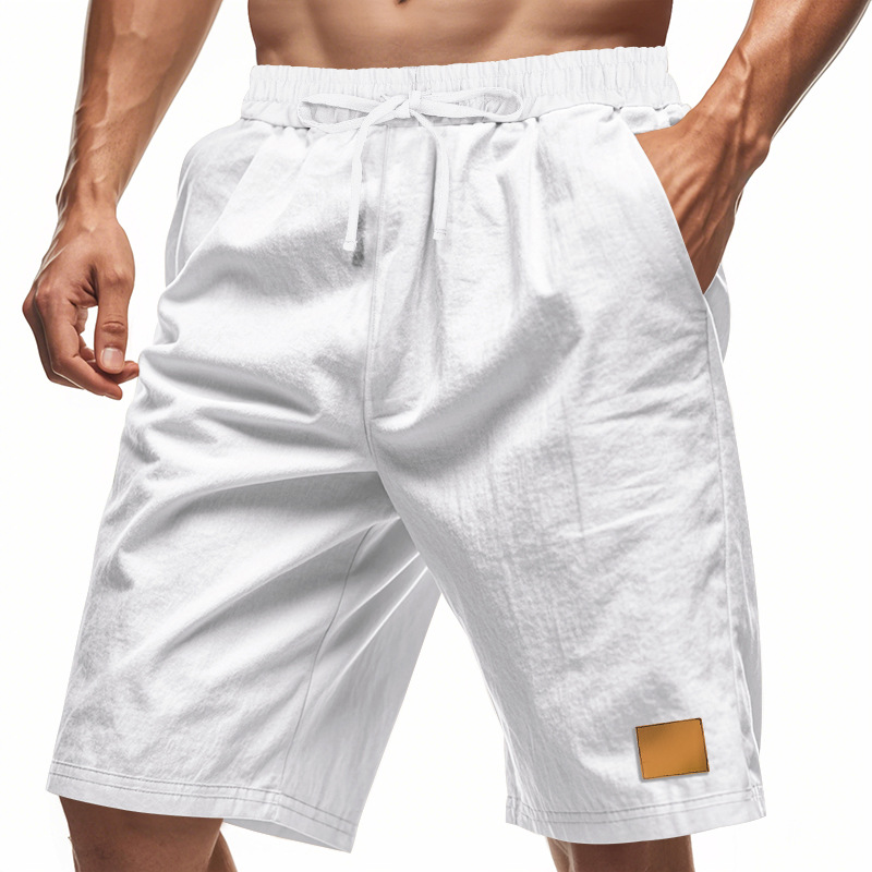 Men's Linen Loose Holiday Shorts Pants