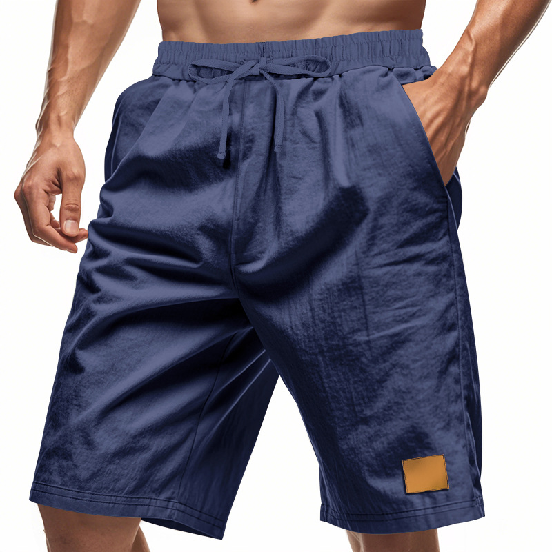 Men's Linen Loose Holiday Shorts Pants