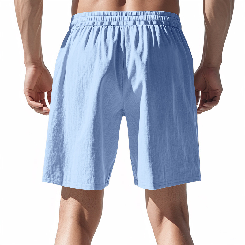 Men's Linen Loose Holiday Shorts Pants