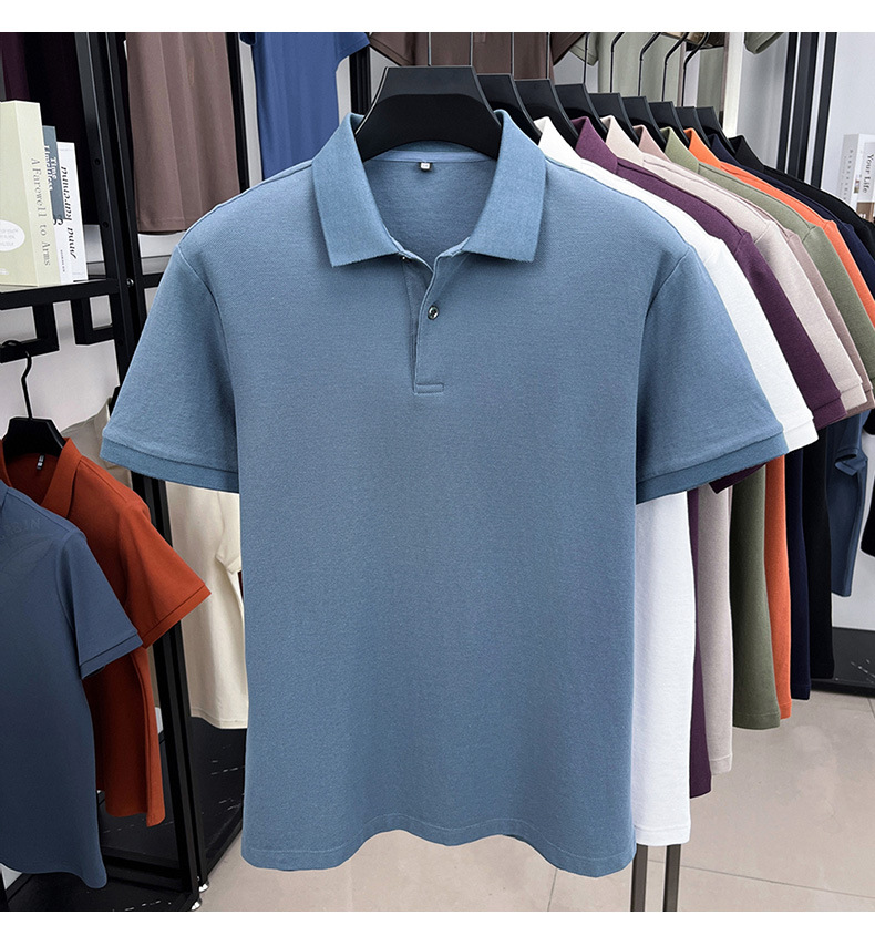 100% cotton T-Shirt Men's Short-Sleeved Summer Casual Cotton Top