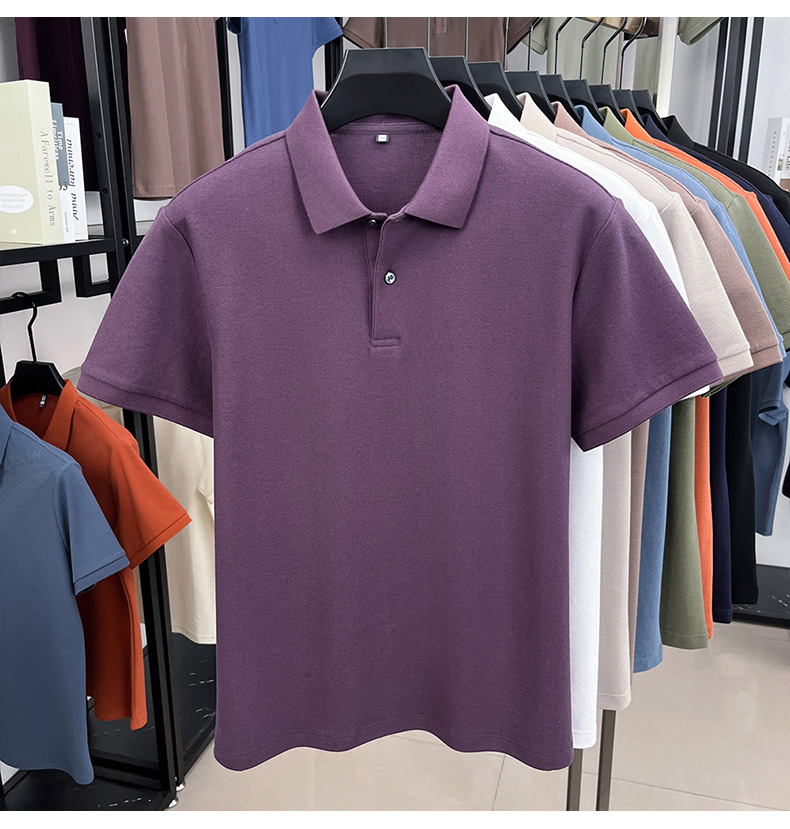 100% cotton T-Shirt Men's Short-Sleeved Summer Casual Cotton Top