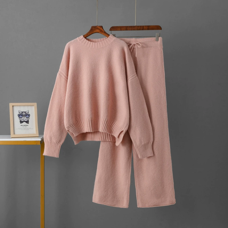 💥2025 NEW 🔥Crew Neck Cashmere Sweater Set