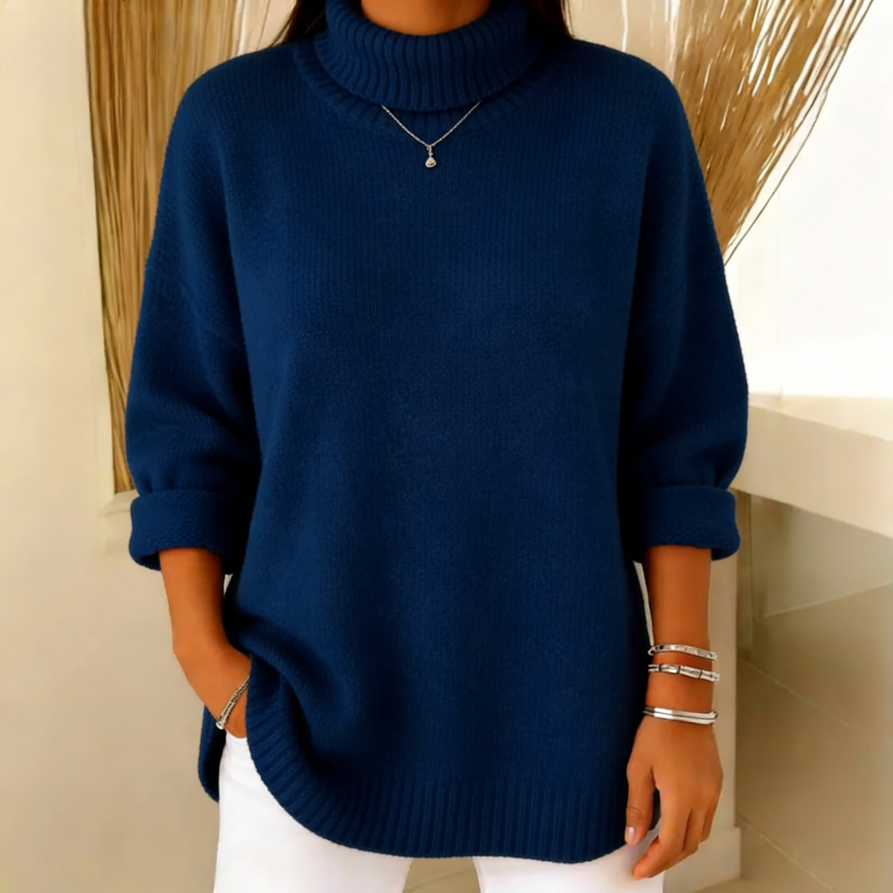 🔥Discount Sale 46%🔥- Cashmere Turtleneck Sweater