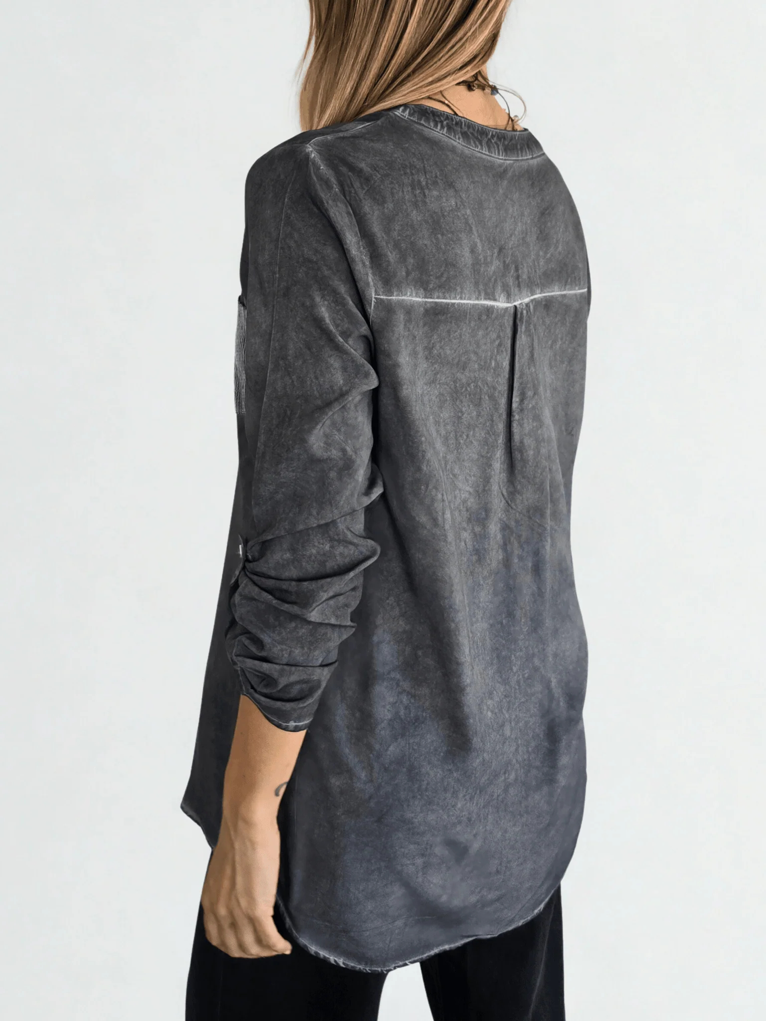 2026 Summer New In- Casual Loose Long Sweater Shirt
