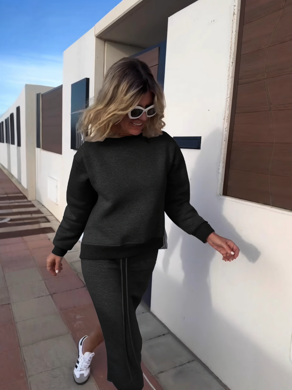 2025 Women's Casual Sweater Sports Suit