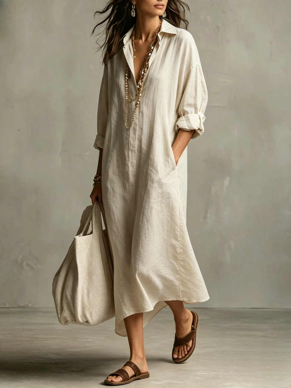 Casual Shirt Dress-🔥BUY NOW GET 55% OFF🔥