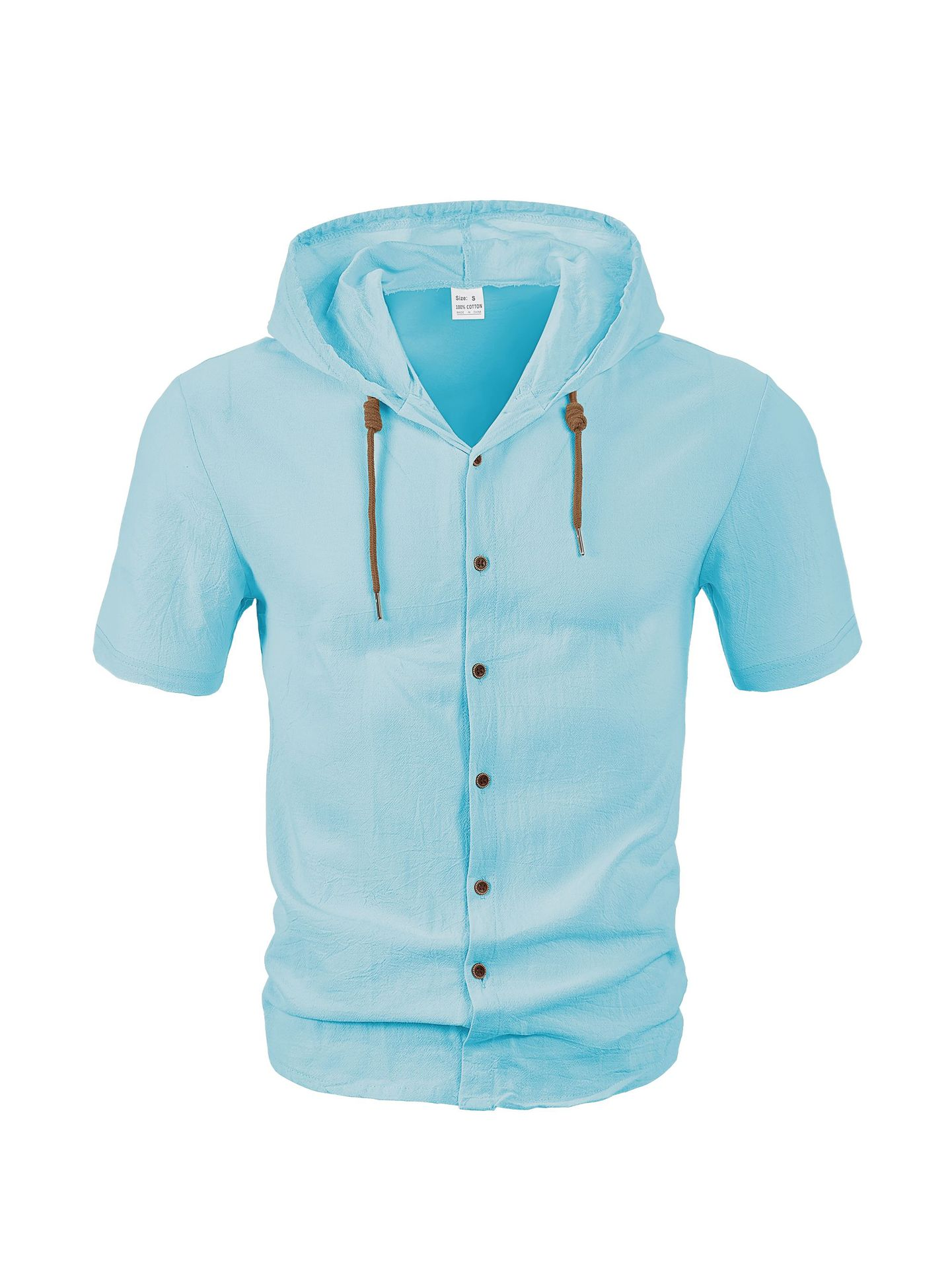 Cotton And Linen All Match Loose Hoodie