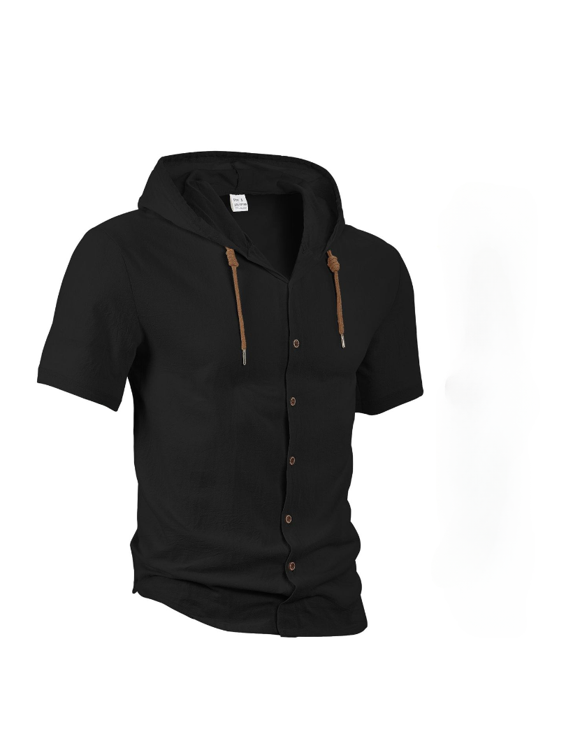 Cotton And Linen All Match Loose Hoodie