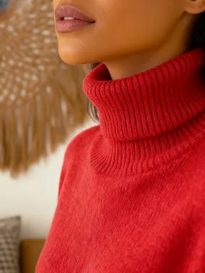 🔥Discount Sale 47%🔥- Solid Color Wool Turtleneck Sweater