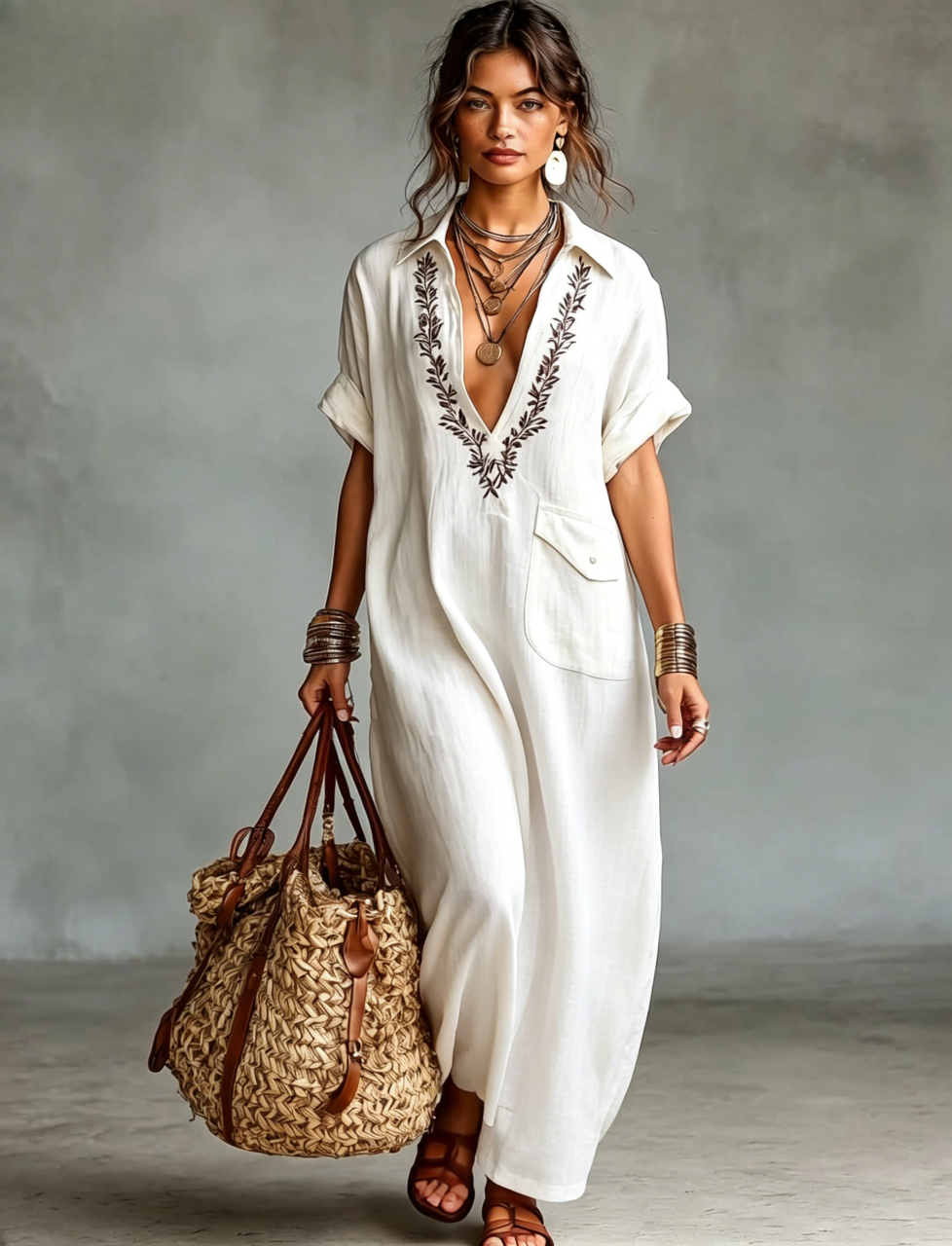 Casual Shirt Dress-🔥BUY NOW GET 55% OFF🔥