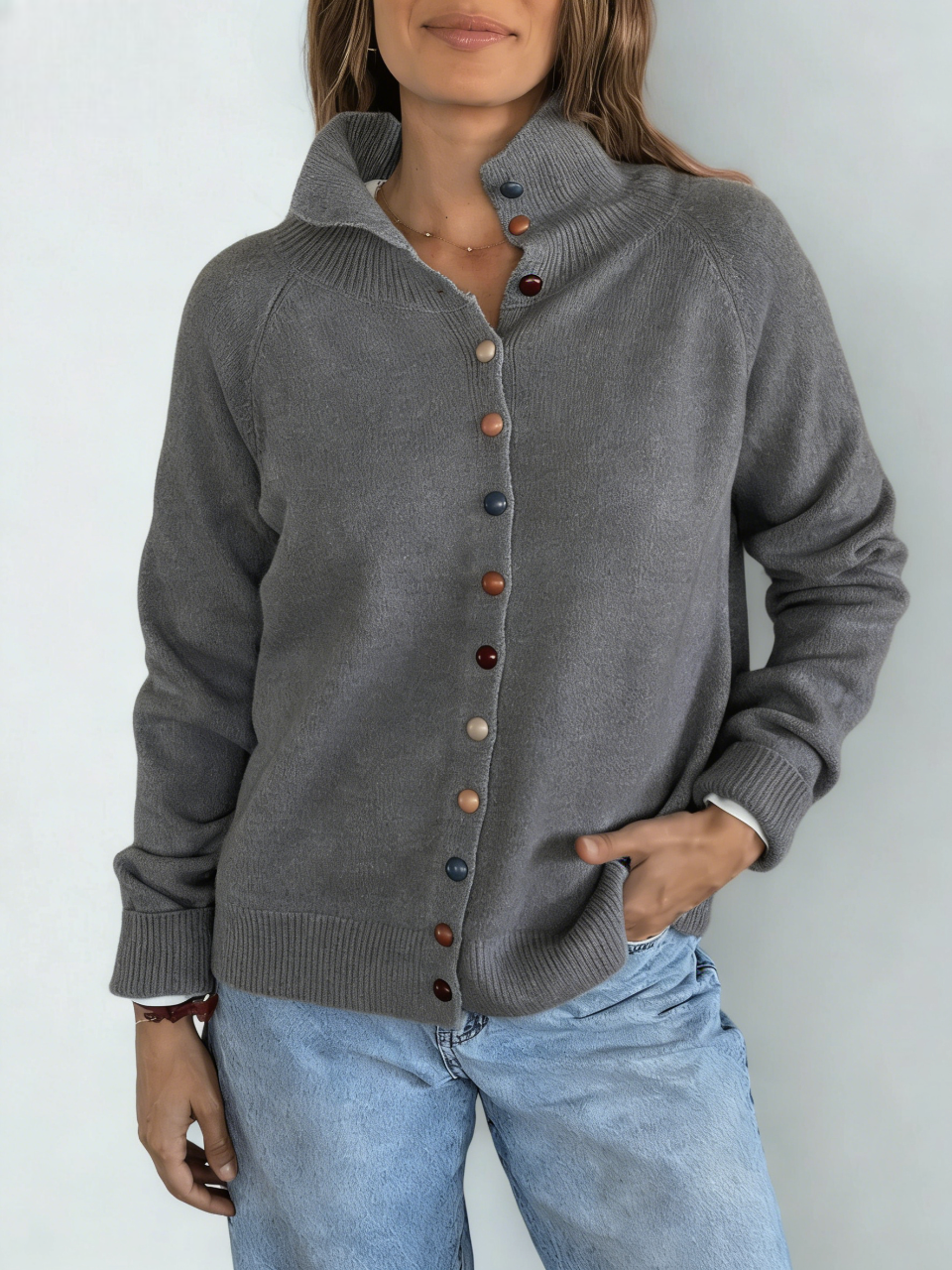 2026 CLEARANCE SALE🔥Vest with Colored Buttons