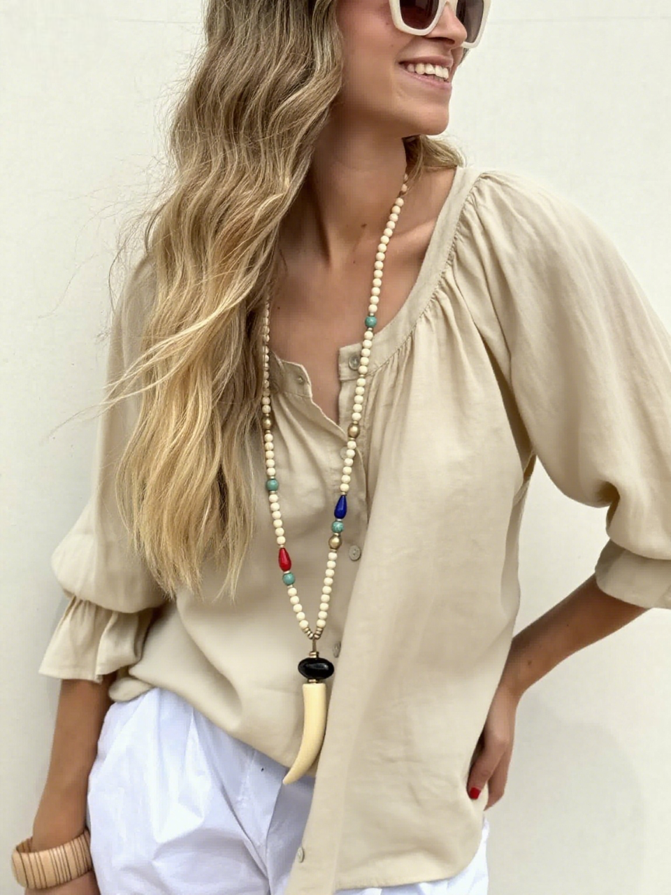 100% LINEN Button Loose Casual Shirt 🔥