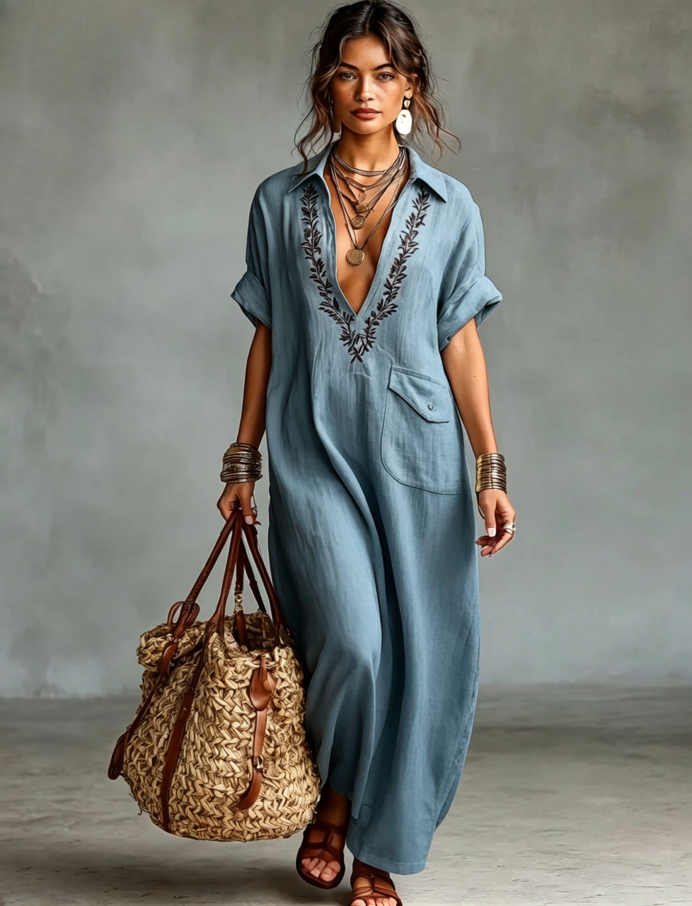 Casual Shirt Dress-🔥BUY NOW GET 55% OFF🔥