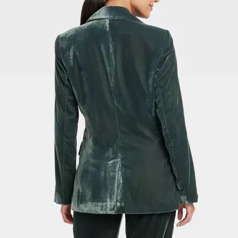 Festive Casual Velvet Jacket Set（Jacket And Pants Available Separately Or Set）