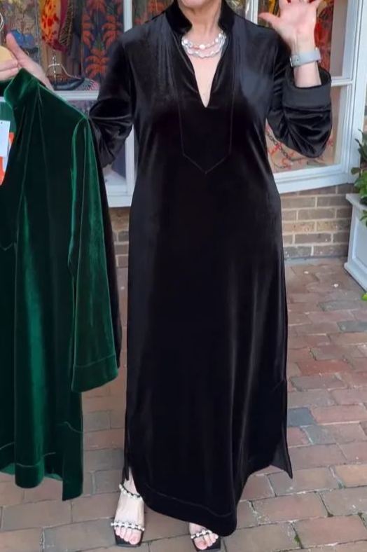 Short & Long Velvet Dress