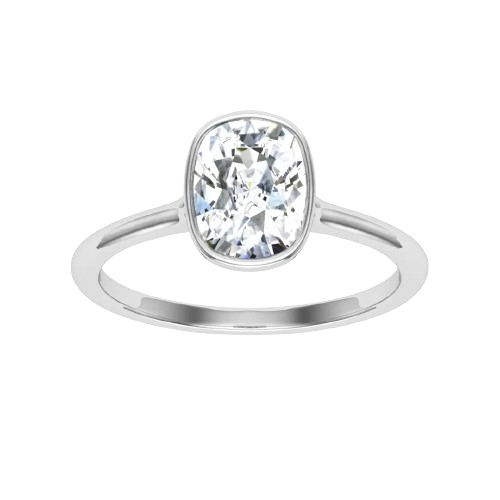 Juyoyo 1.5CT Elongated Cushion Cut Moissanite Eternity Ring