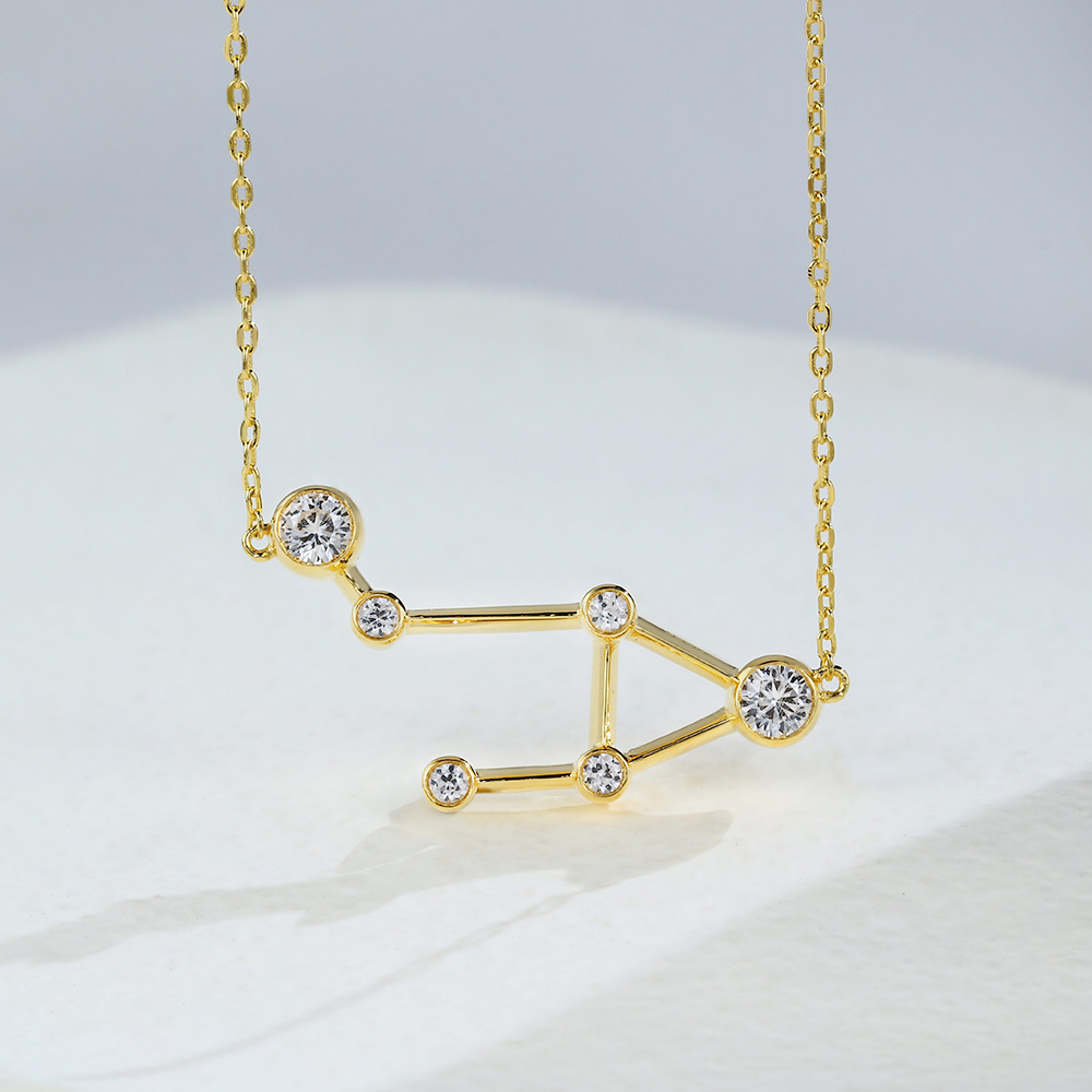 gold choker necklace - Zodiac Sign Necklace