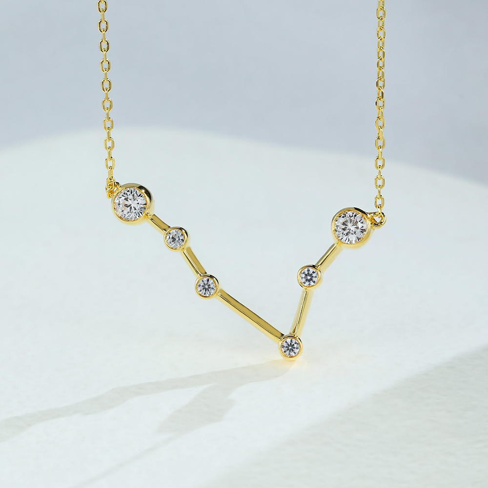 gold choker necklace - Zodiac Sign Necklace