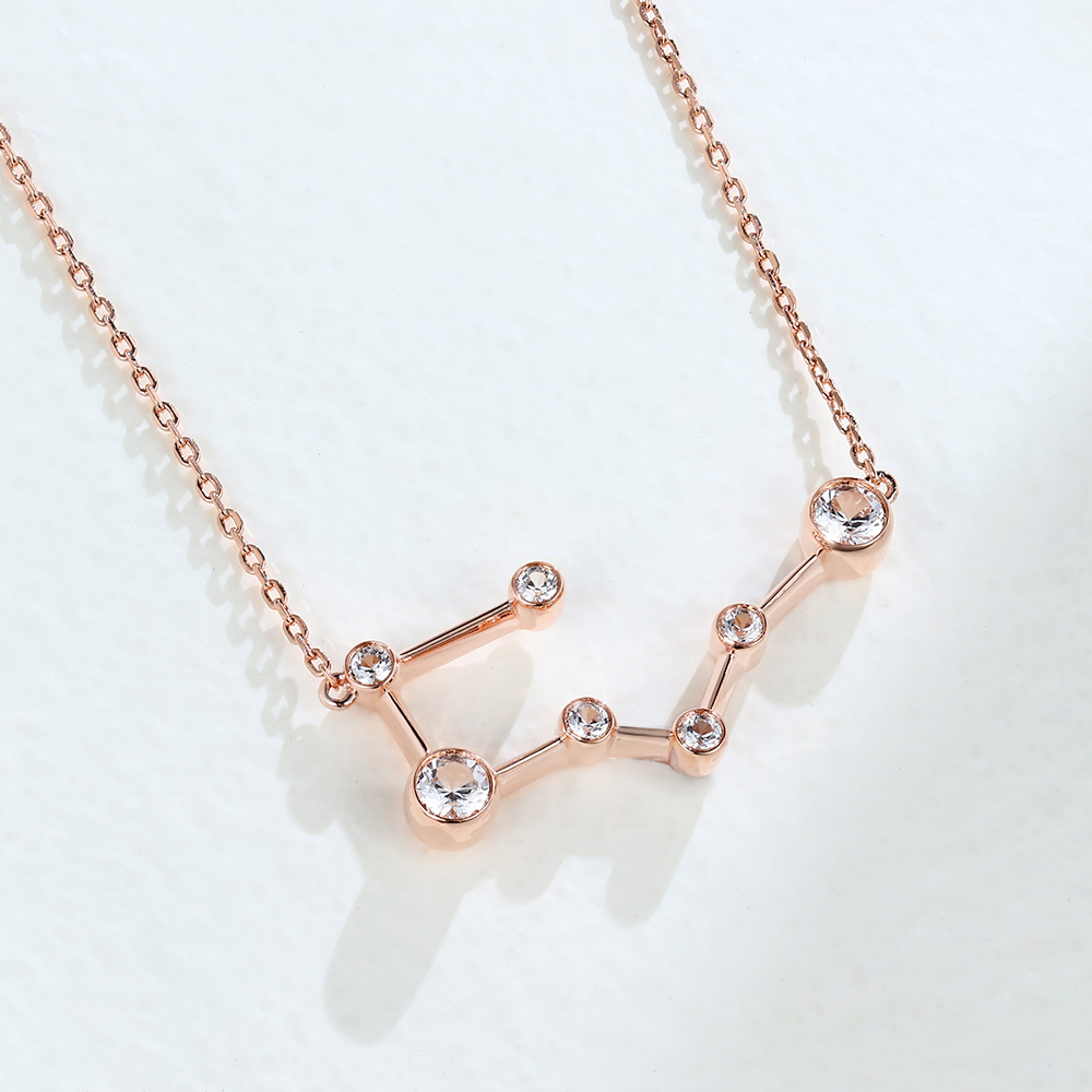 rose gold necklace - Zodiac Sign Necklace