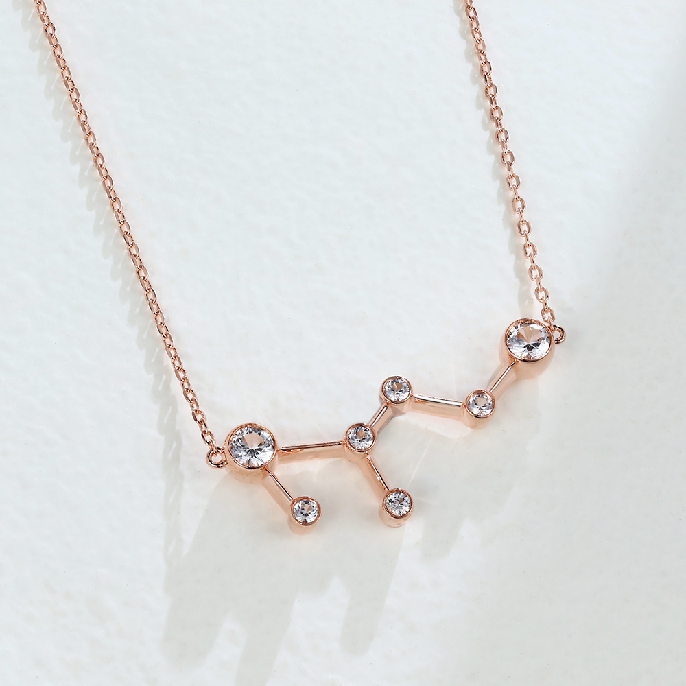 rose gold necklace - Zodiac Sign Necklace