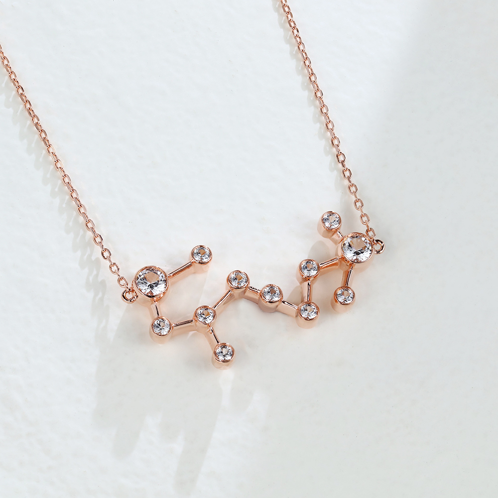 Scorpio Necklace - rose gold necklace - Zodiac Sign Necklace