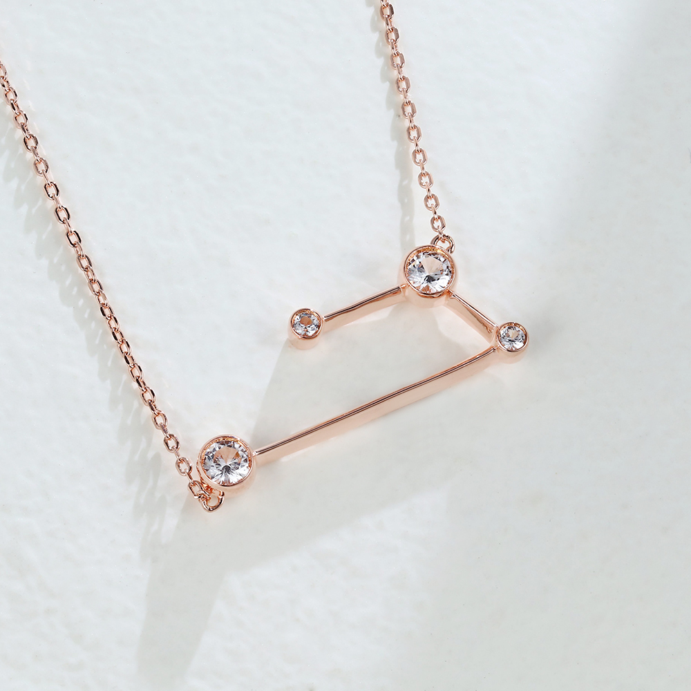 Rose Gold Aries Necklace	