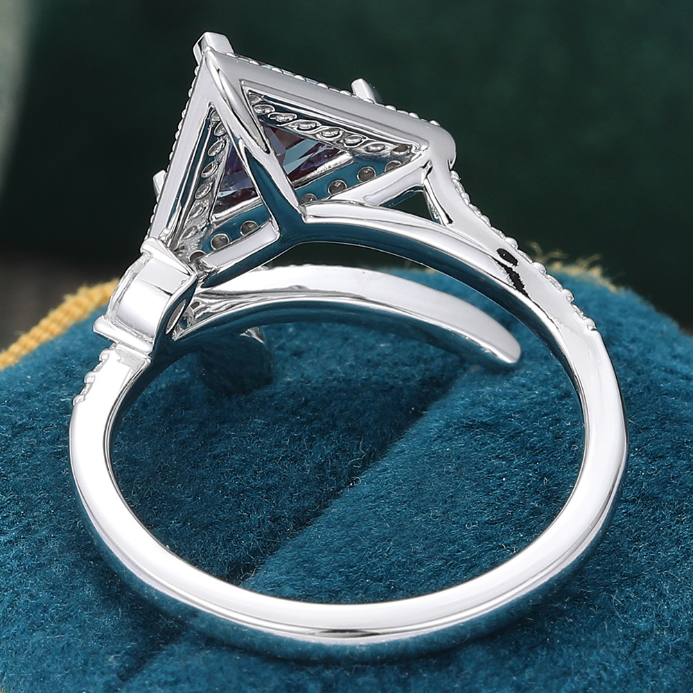 Alexandrite Rings White Gold