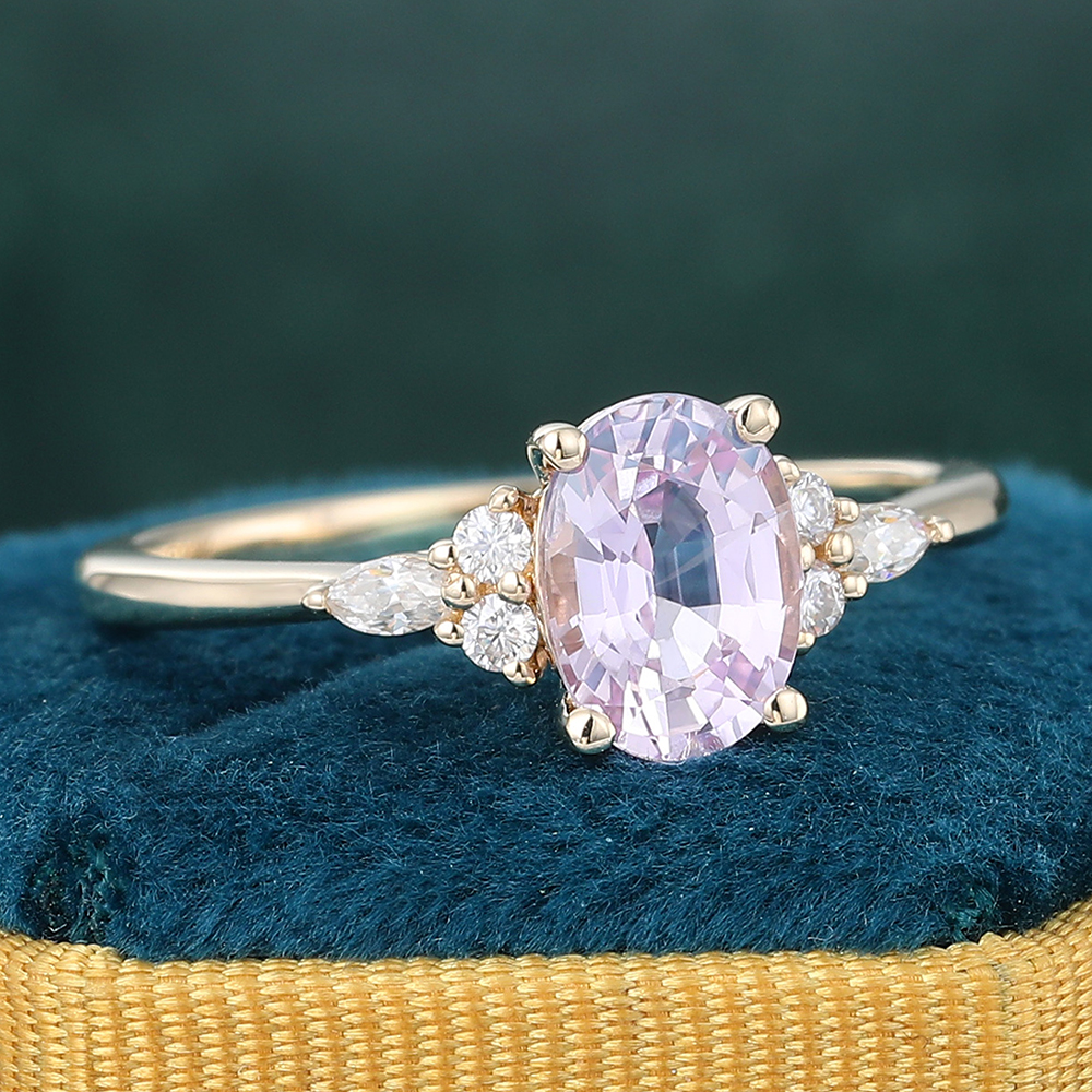 Pink Sapphire Engagement Rings