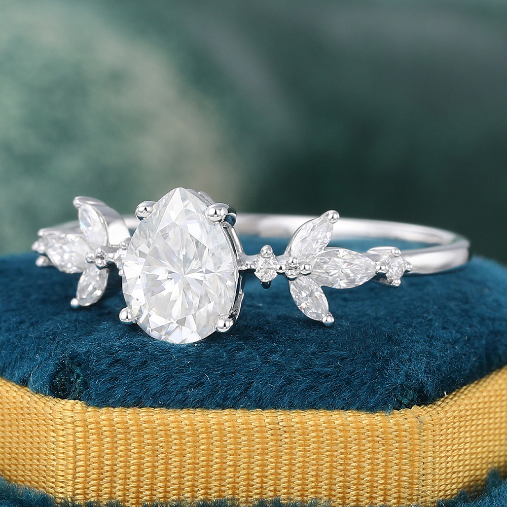 Ethical Moissanite Rose Gold Engagement Ring