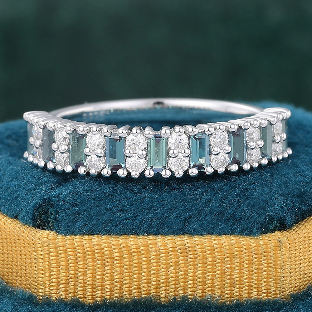London Blue Topaz Ring White Gold