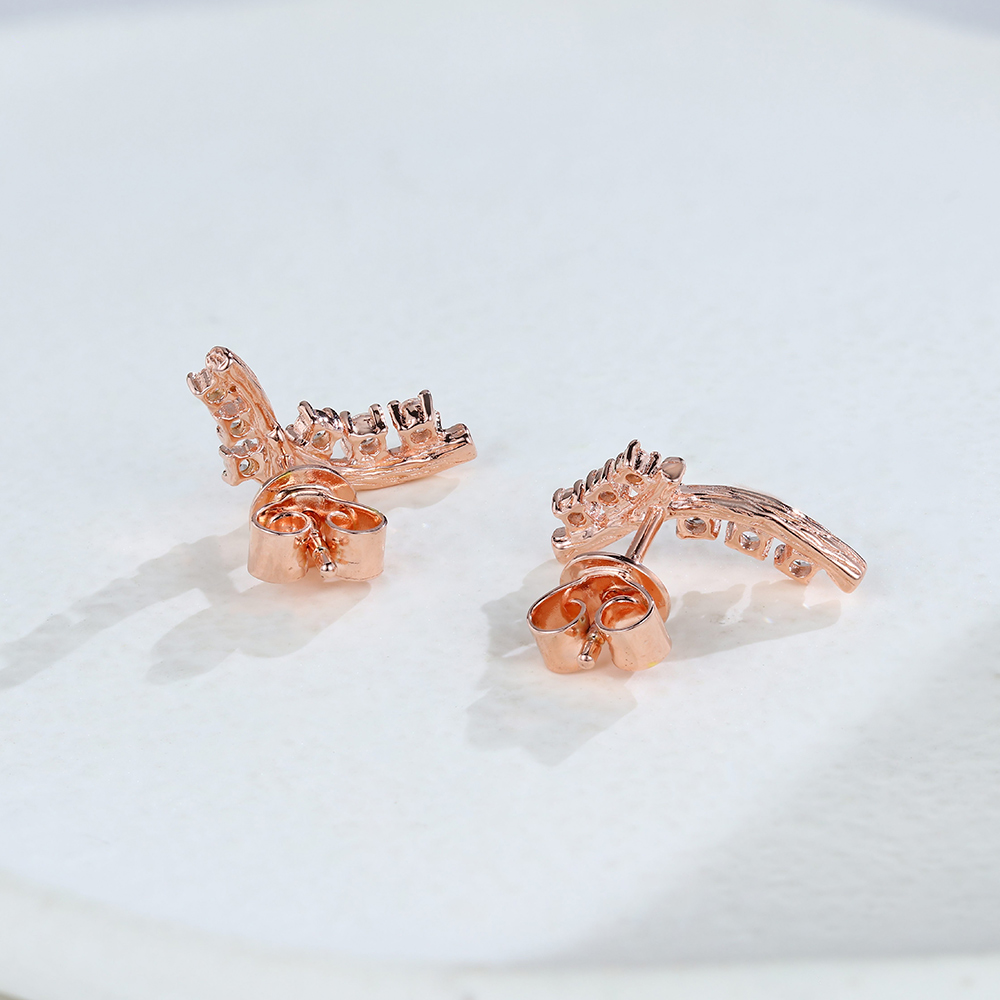 Arboreal Juyoyo White Sapphire Earrings