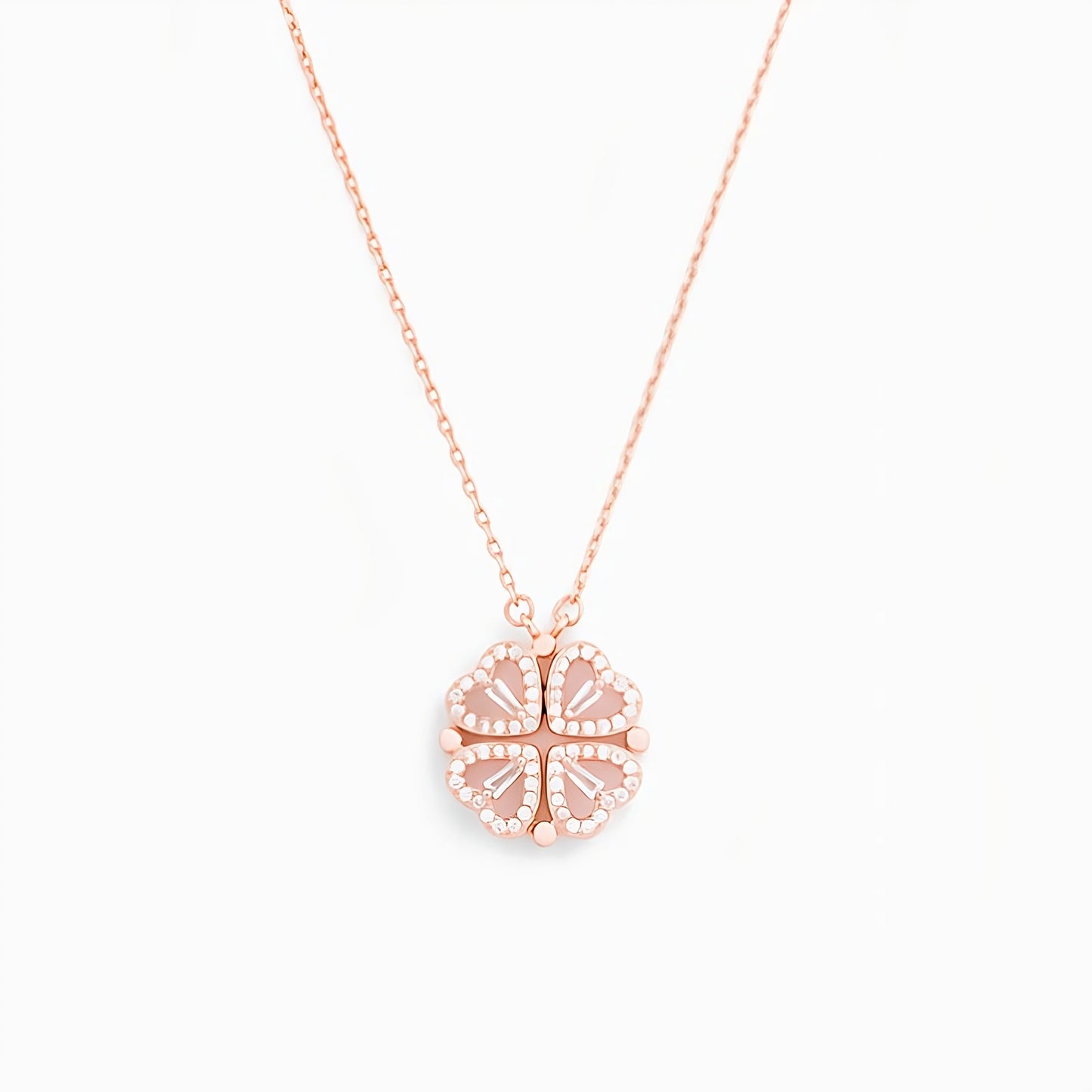 Four Leaf Clover Eternal Love Necklace