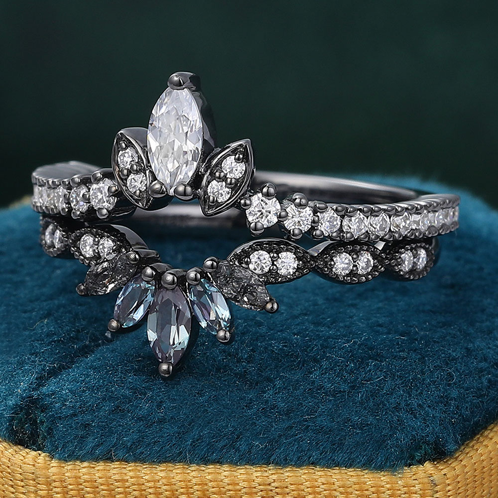 Black Rutilated Quartz Ring