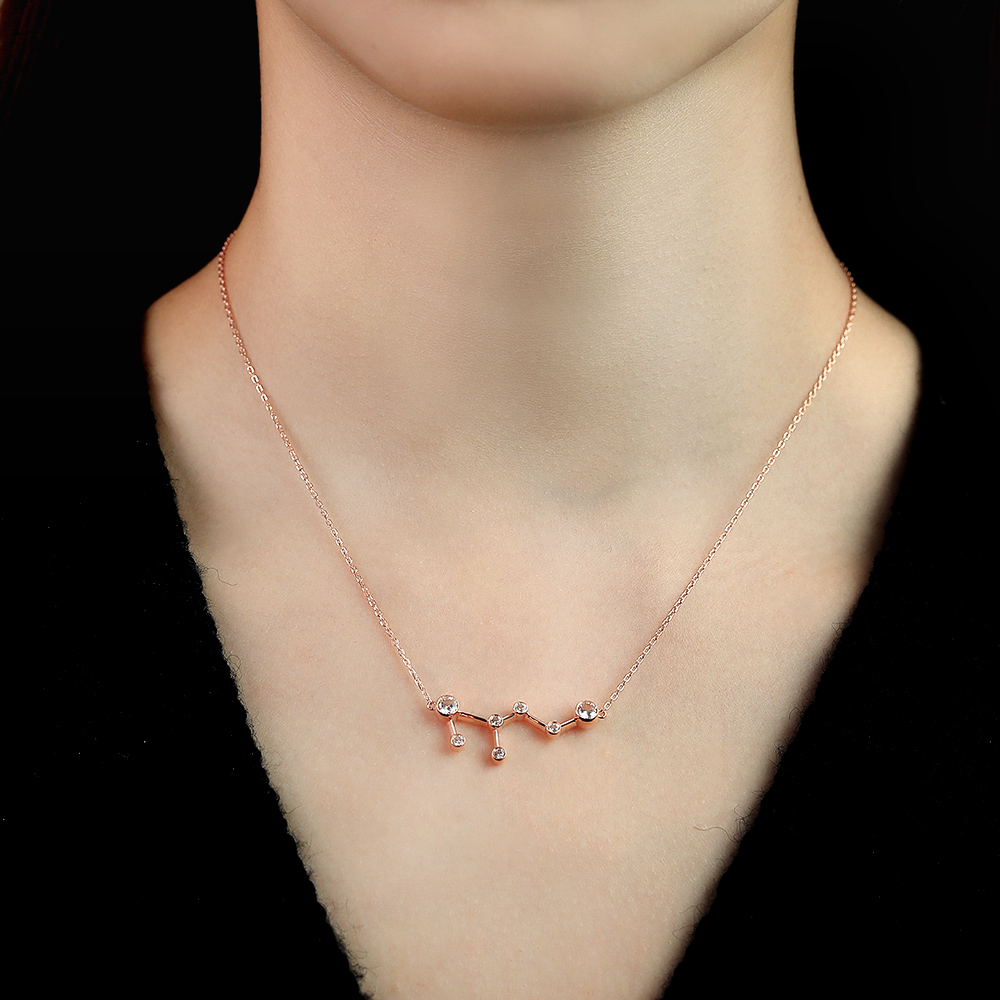 rose gold necklace - Zodiac Sign Necklace | Juyoyo