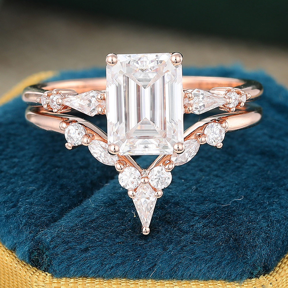 Emerald Cut Engagement Rings – Juyoyo Emerald Cut Engagement Rings – Juyoyo