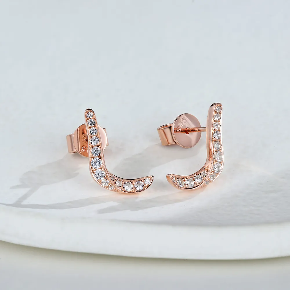 Jubilant Journey White Sapphire Earrings