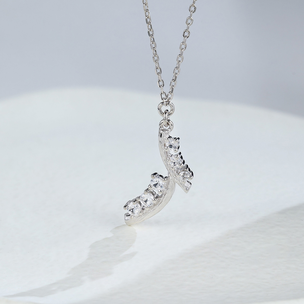 white gold necklace